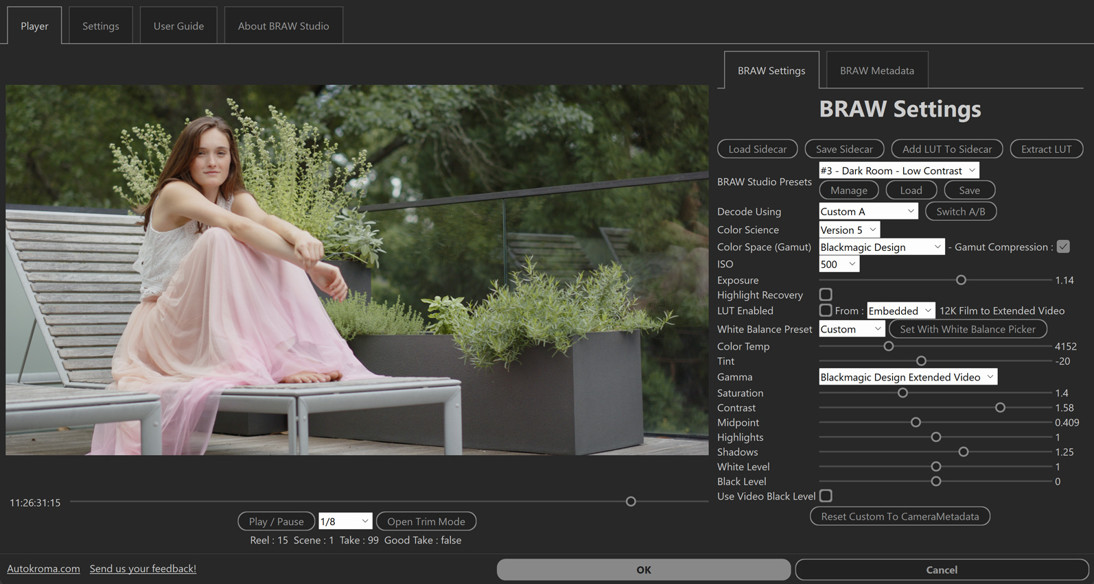 Autokroma_BRAW_Studio_Desktop_Application_Main_View