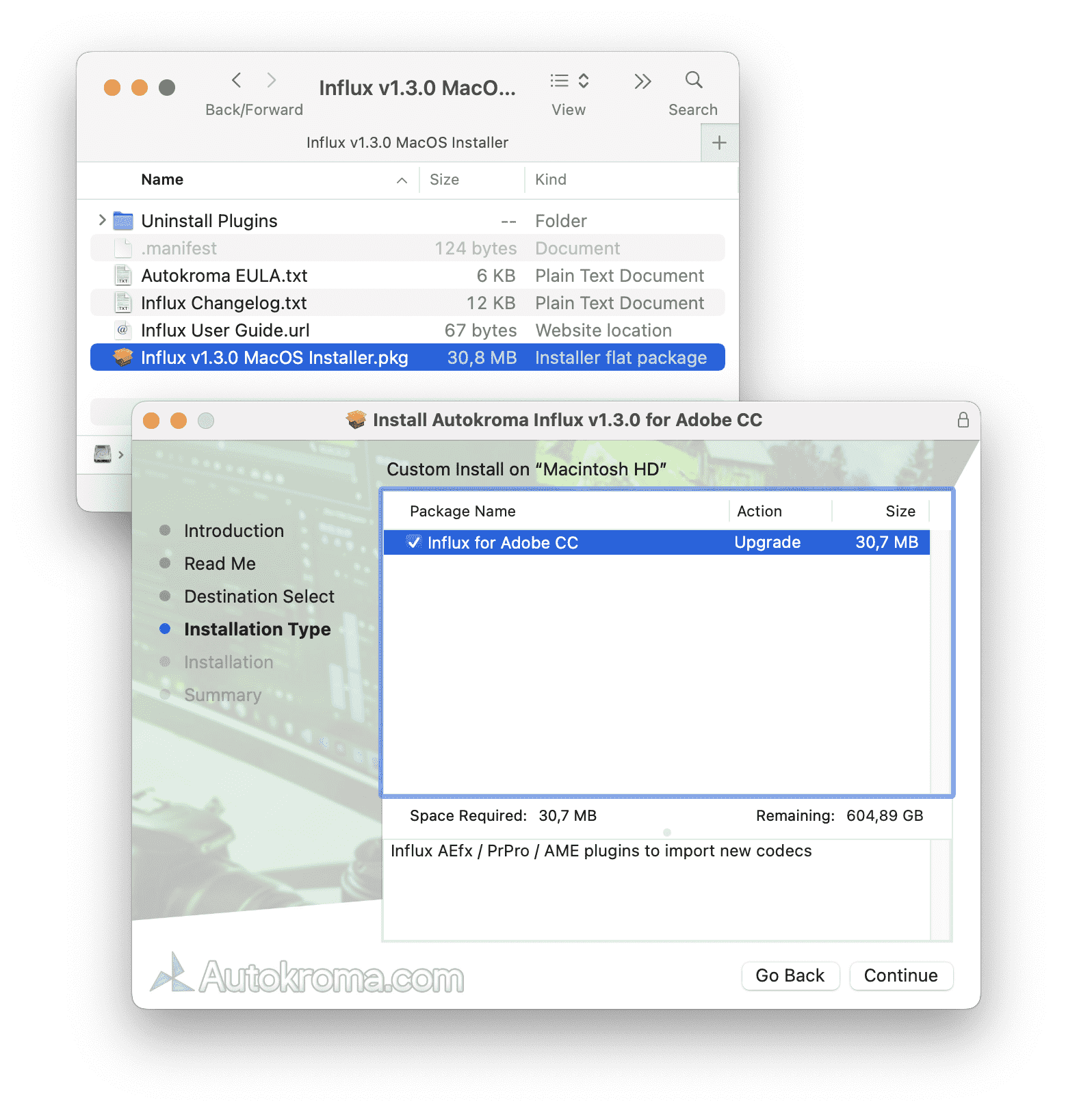 Installer_Influx_macOS