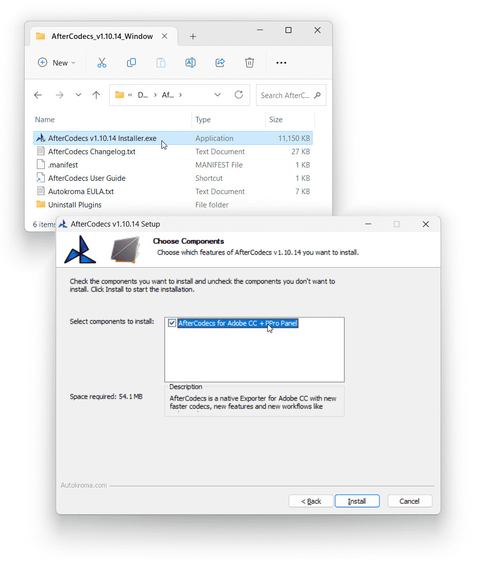 Installer_AfterCodecs_Windows